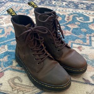 Dr Marten COMBS CRAZY HORSE LEATHER CASUAL BOOTS size 7